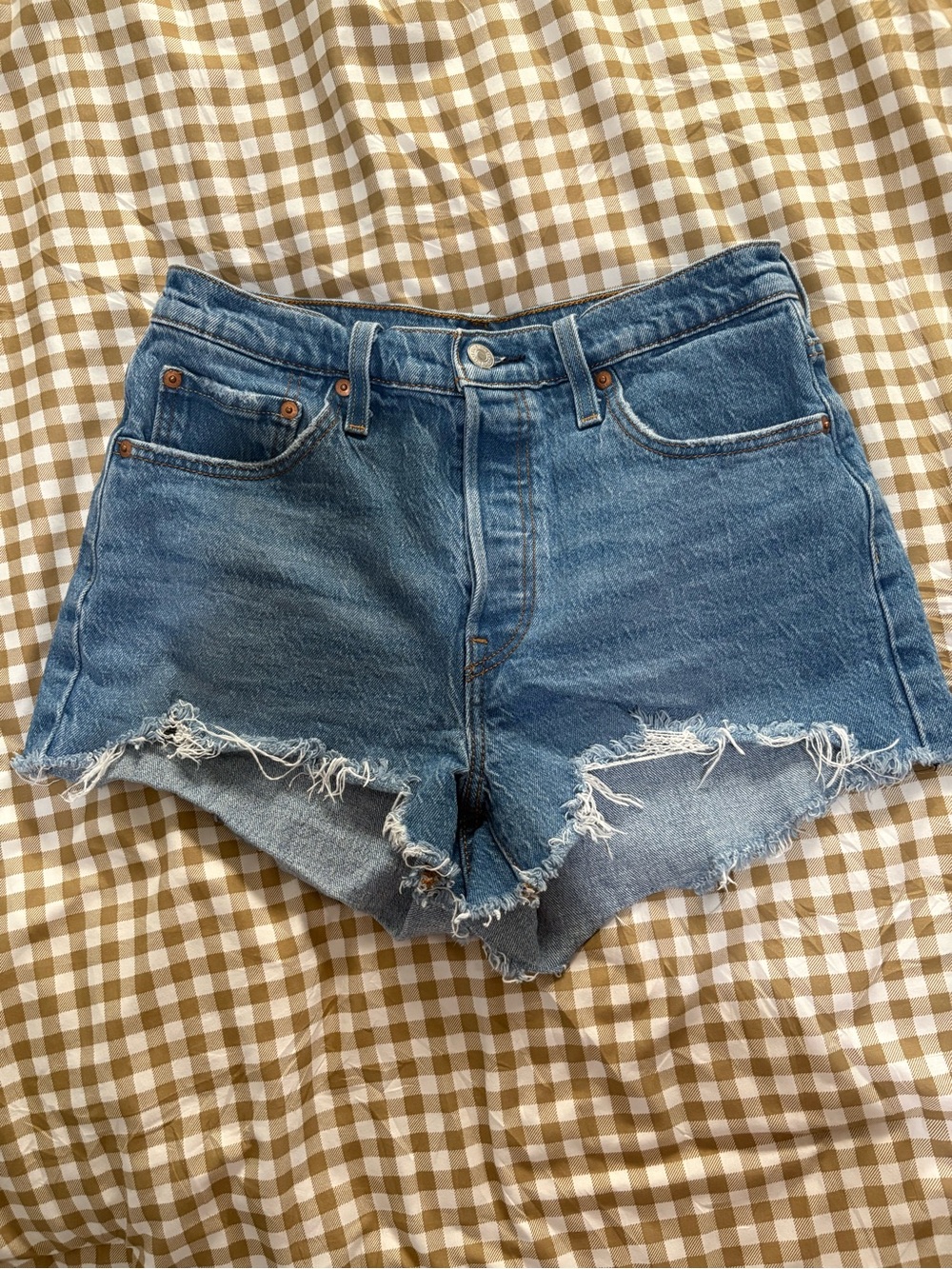 Levi’s High-Waisted Denim Shorts